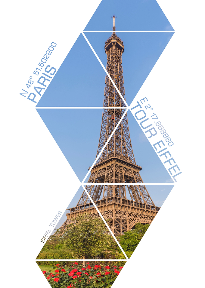 Coordinates Eiffel Tower
