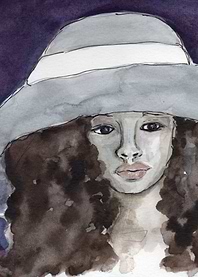 Big Hat Petite Girl