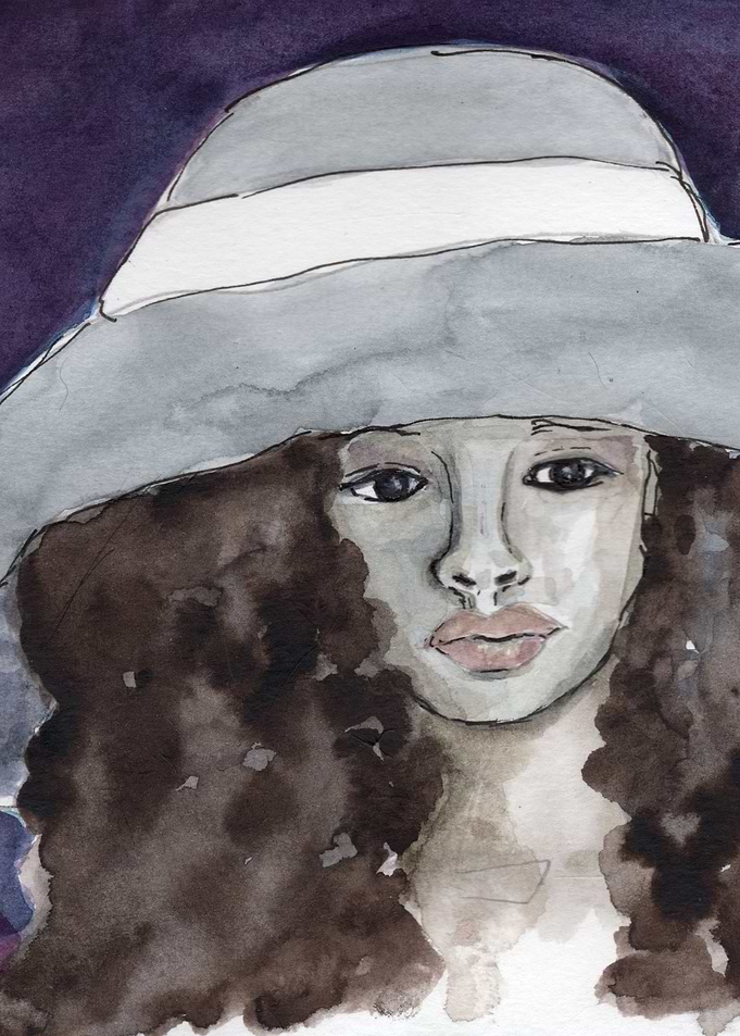 Big Hat Petite Girl