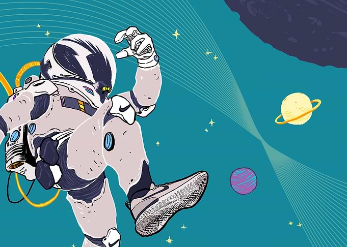 Flying Astronaut