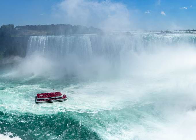 Boat at Niagara Falls