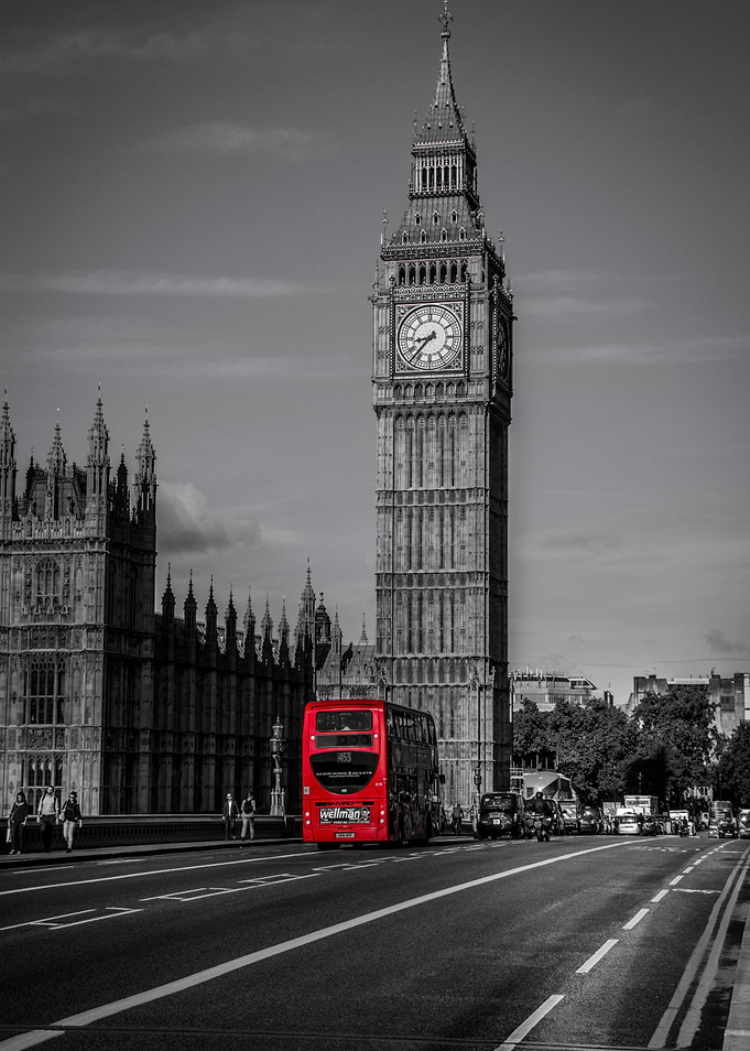 Big Ben and London Bus