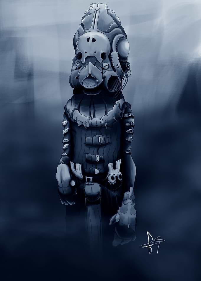 Space Alien Character
