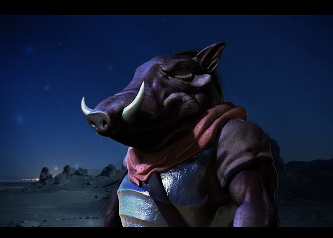Boar warrior design