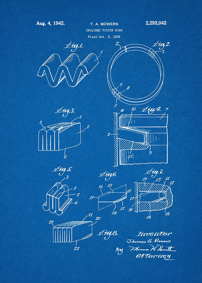 1939 Inclined Piston Ring