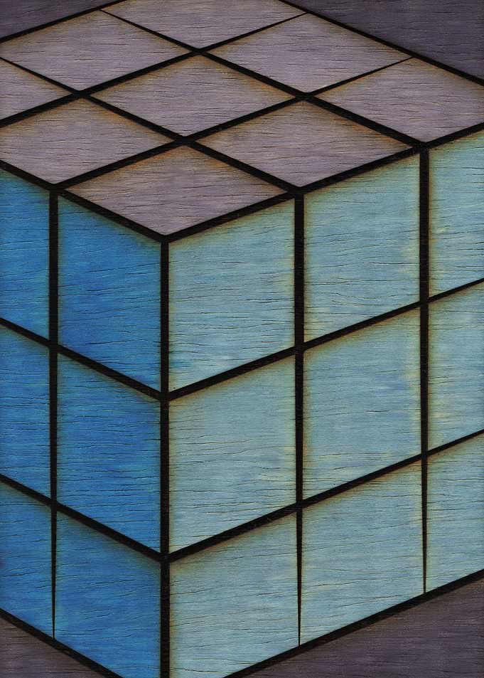 Blue Grey Cube
