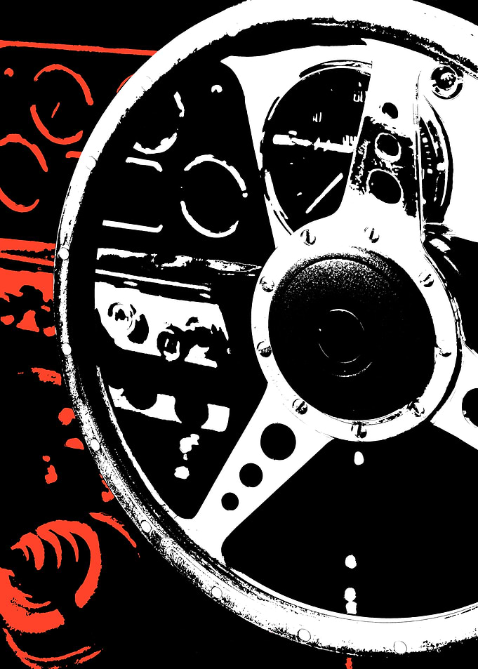 Old Car Wheel