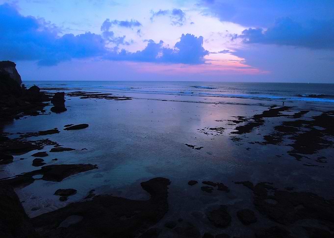 Sunset surf