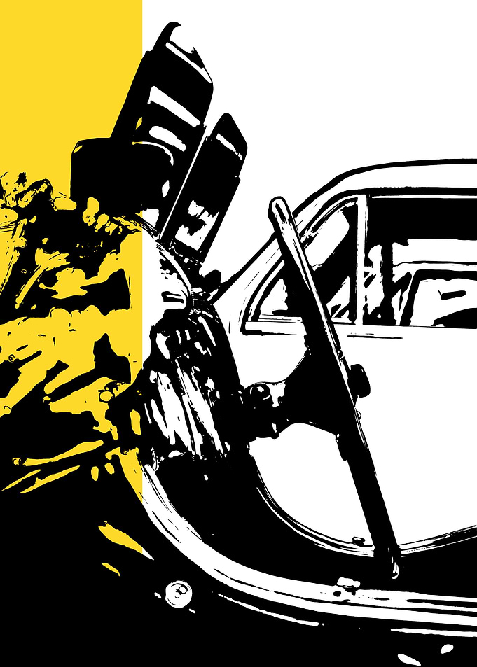 Classic Car Yellow