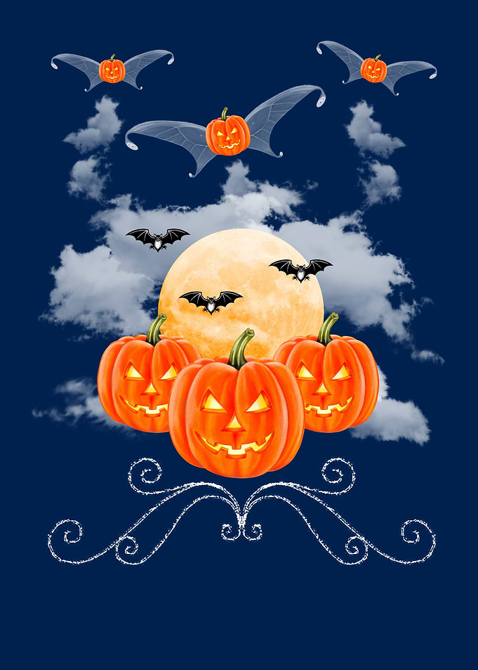 Moonlit Pumpkins