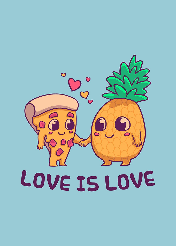 Pineapple Pizza Pride LGBT