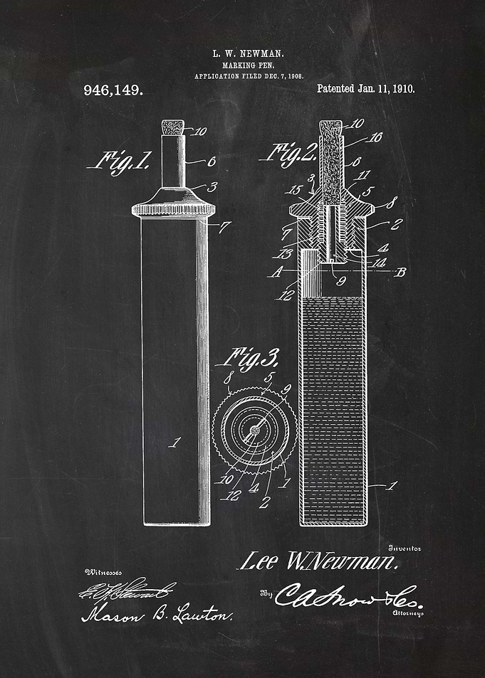 1908 Marking Pen