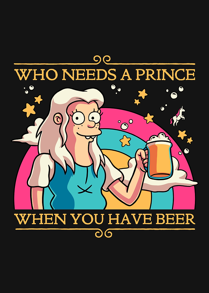 Beer Princess Bean Funny