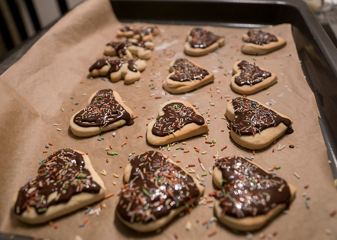 Homemade Christmas cookies