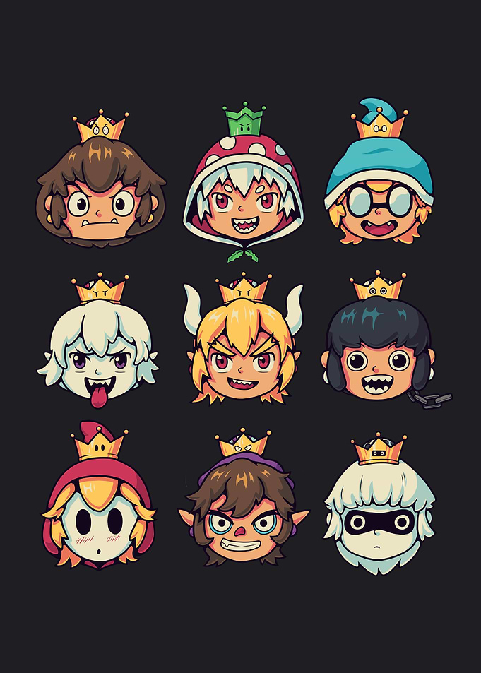Super Mario Bros Waifus