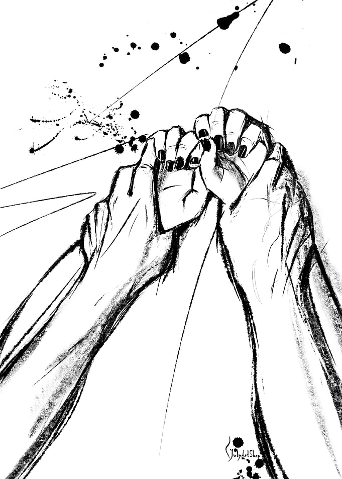 Hands of Lovers Erotic art