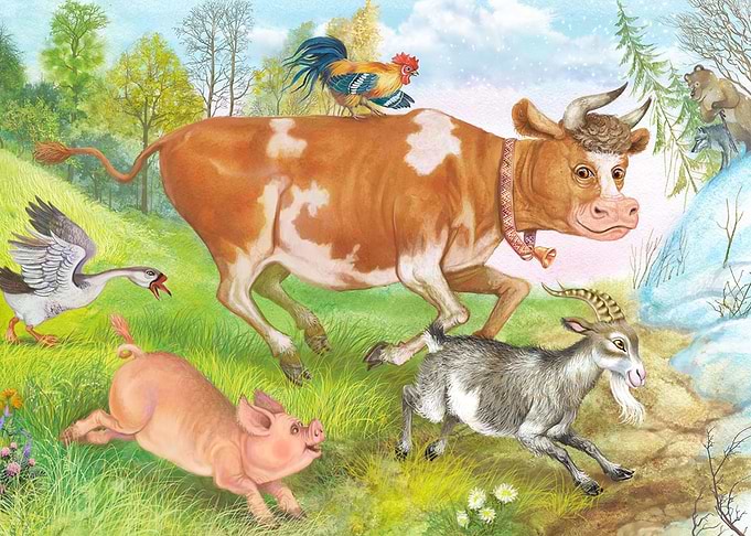 animal escape into the wil