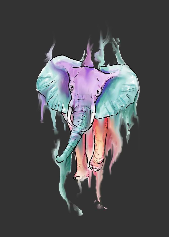 Watercolor tootie