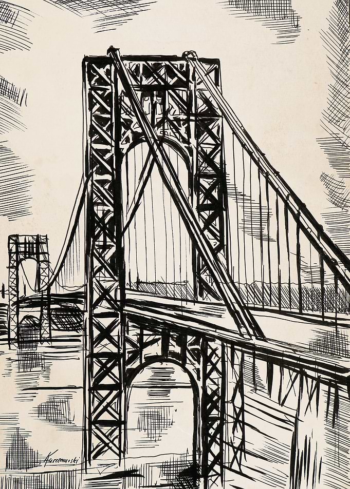 New York Brooklyn Bridge