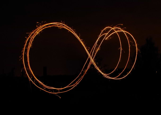 Sparkling infinity