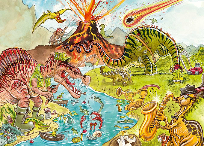 Working with dinosaurs