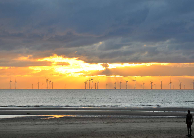 across the sea