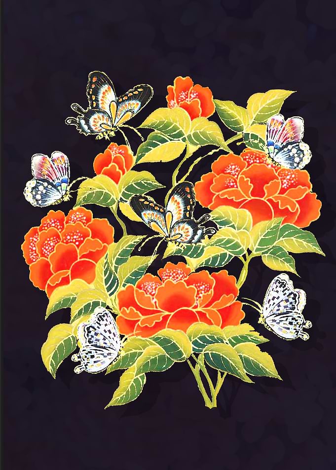 Butterfly Art and Floral