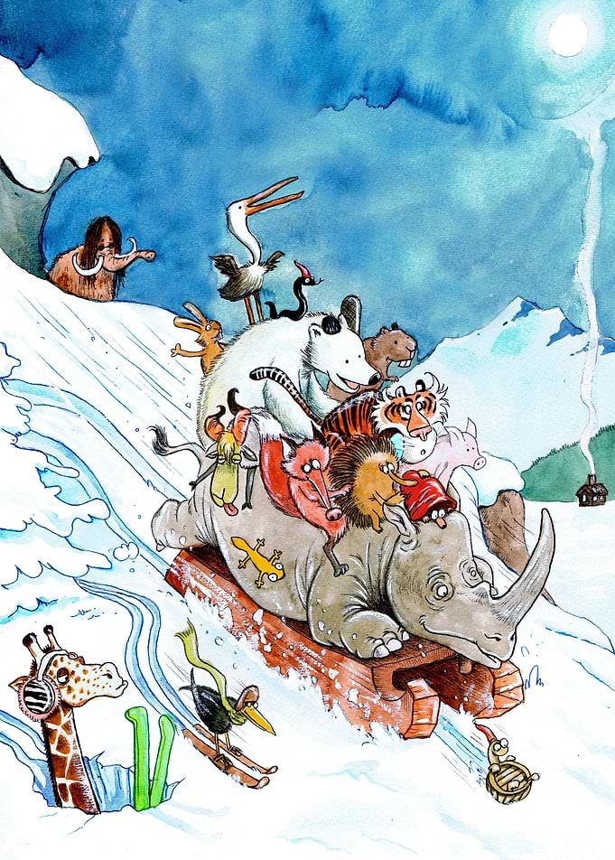 Christmas animals