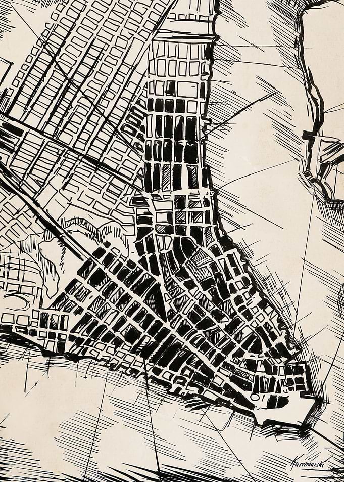 New York Old map