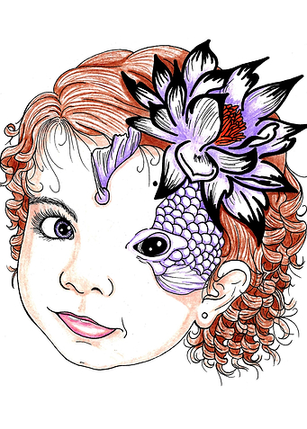 Fish face girl