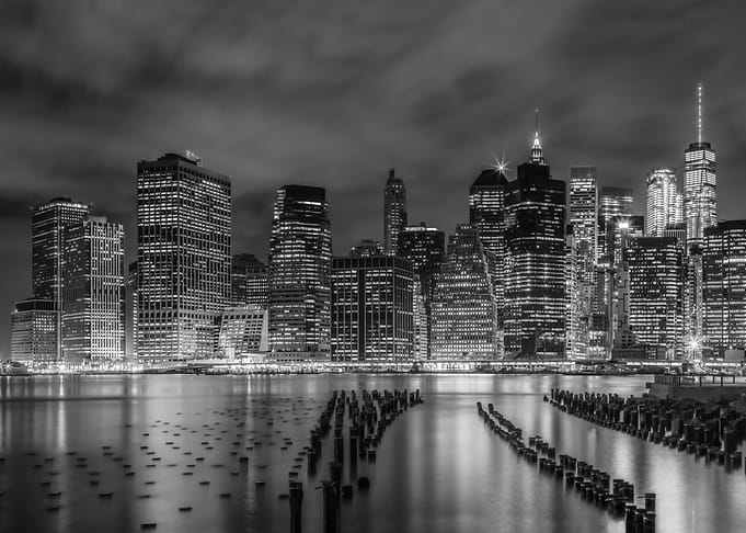 NYC Monochrome Night