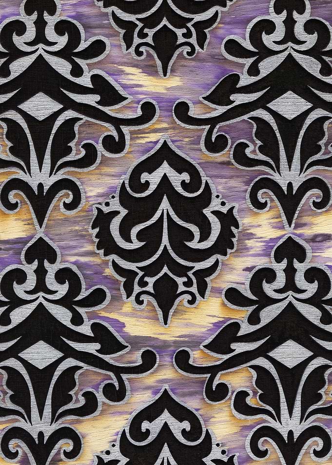Purple Damask