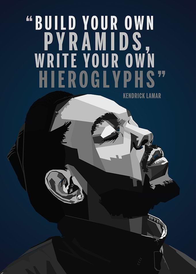 Kendrick Lamar WPAP PopArt