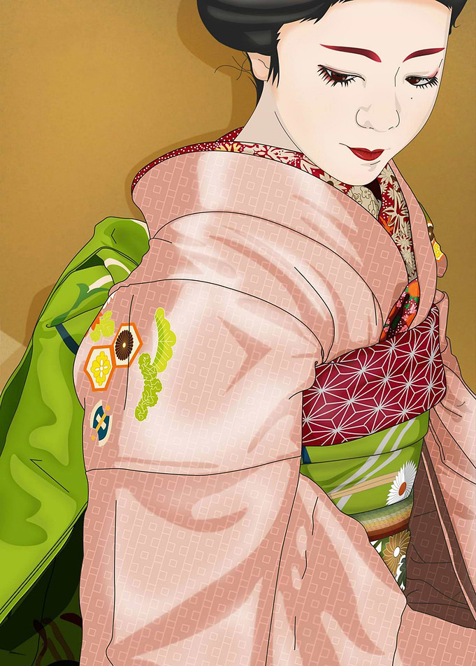 Japanese Geisha Anime