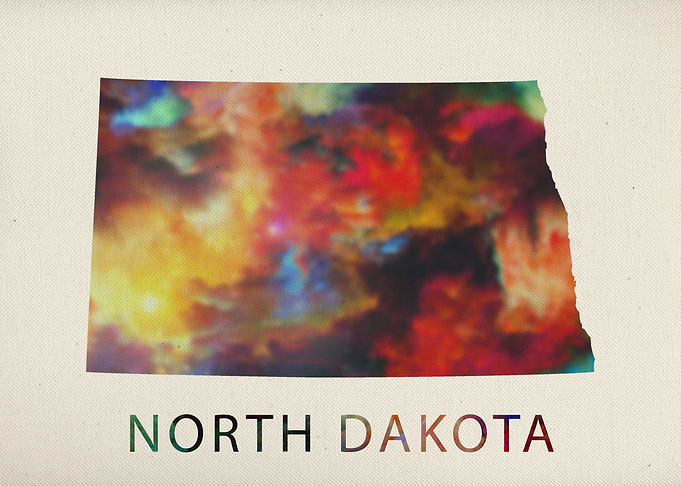 North Dakota Watercolor