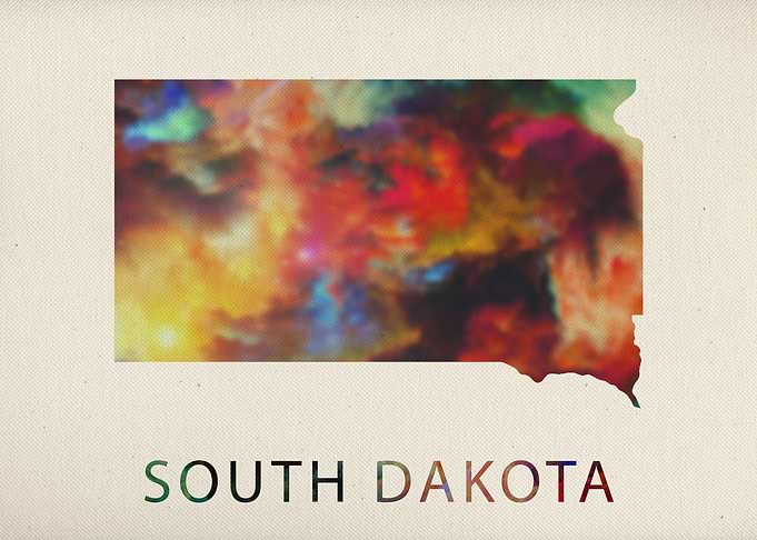 South Dakota Watercolor