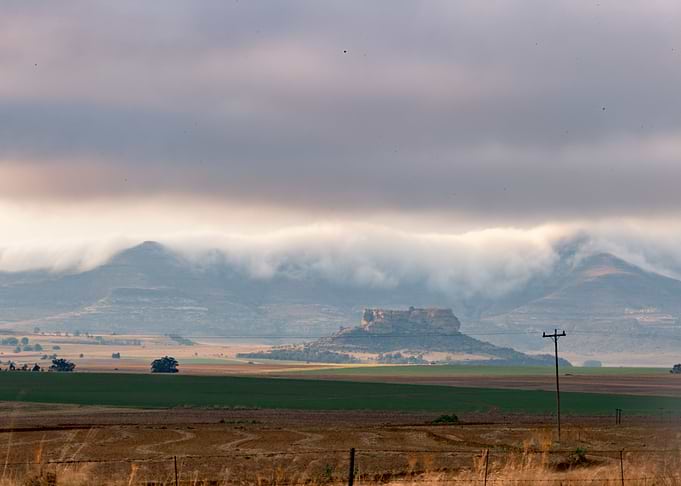 Misty mountains