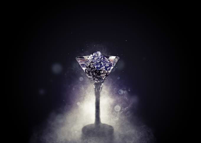 Mystic Dice in Glass I