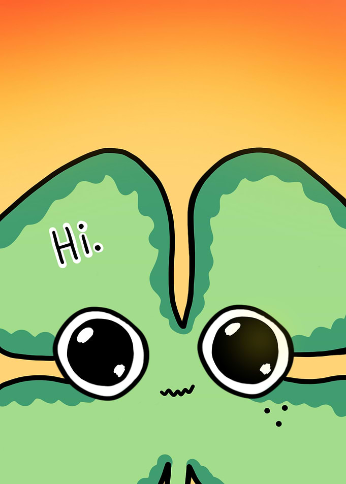 Lucky Clover says HI