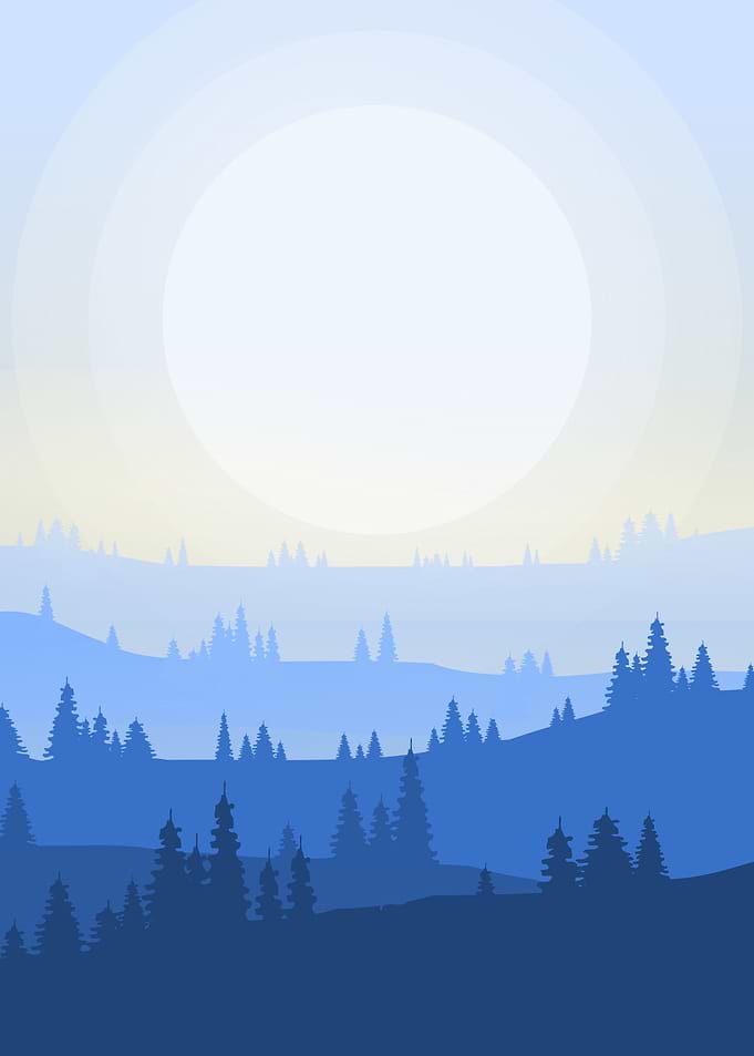 Sunrise in Blue