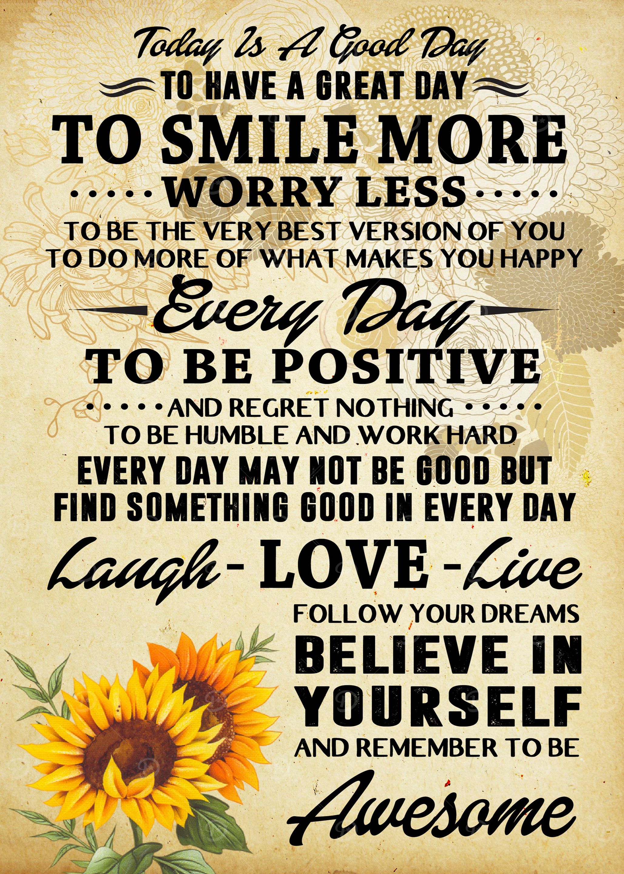 sunflower poster