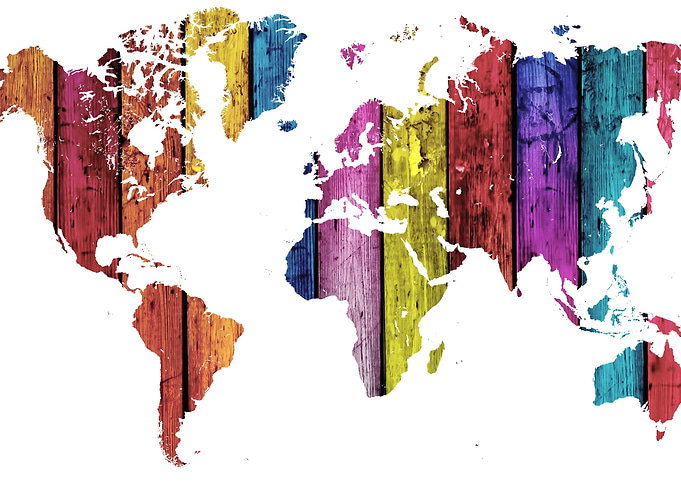 Map of the world