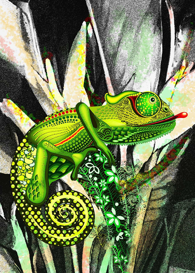 Chameleon Art Fantasy