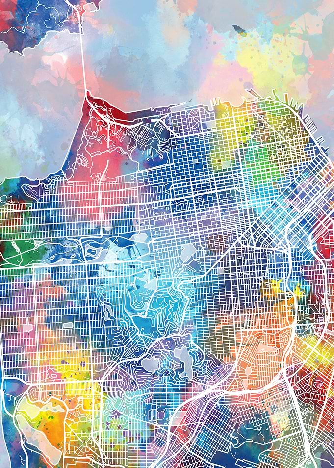san francisco city map