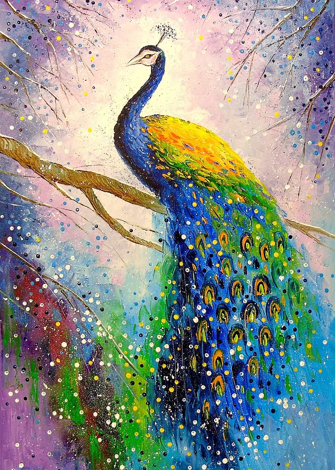 Magnificent peacock