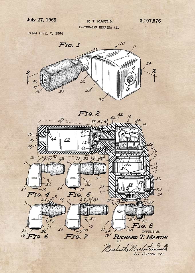 patent Martin In The Ear h