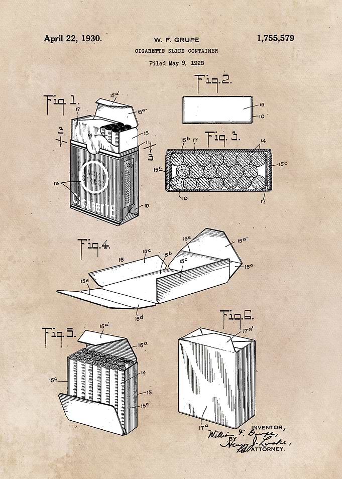 patent Grupe Cigarette sli
