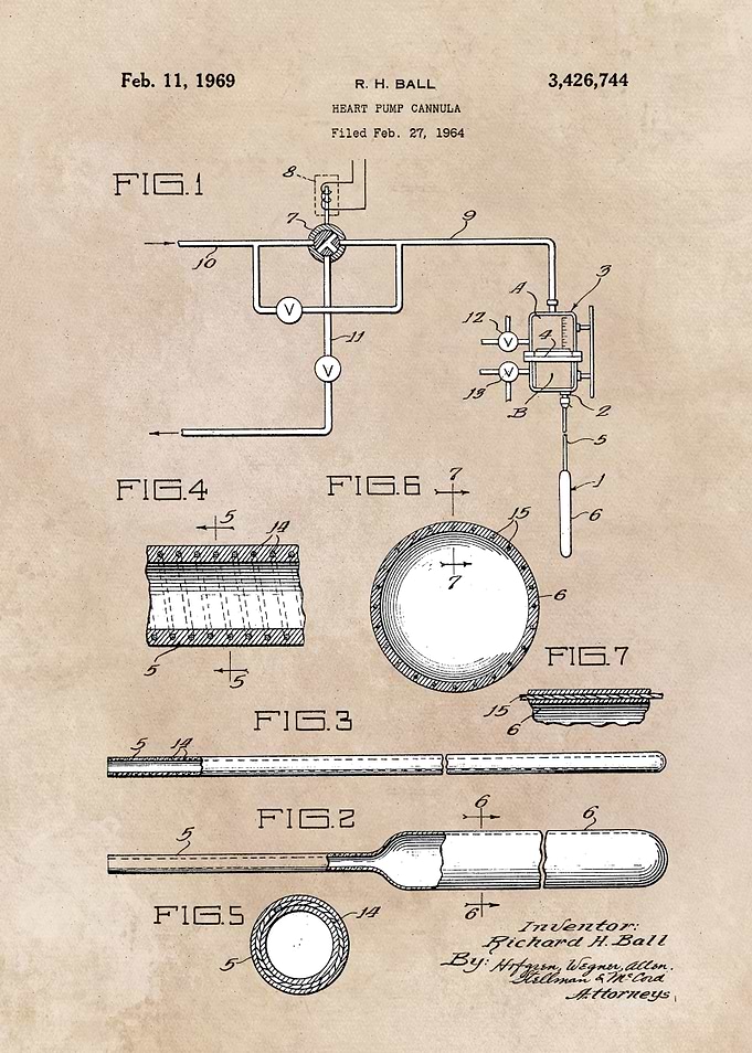 patent Ball Heart pump can