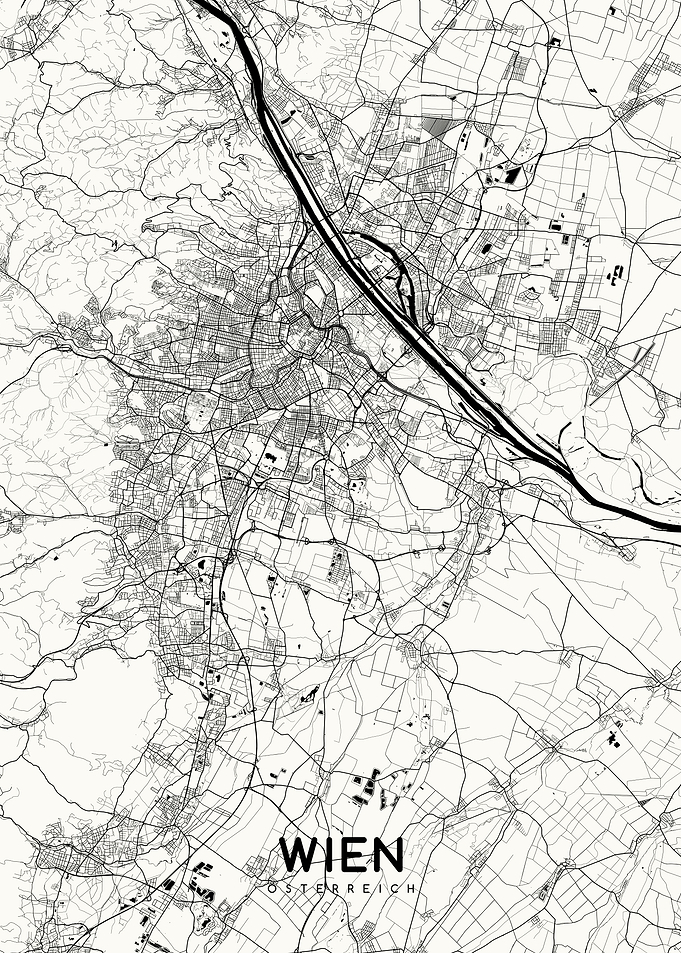 Wien map white