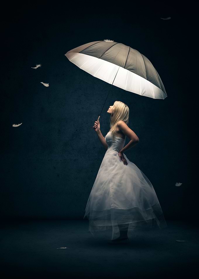 Girl with Umbrella